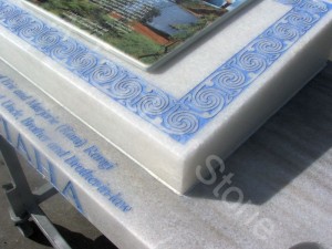 headstone blue