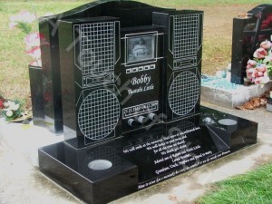 Headstone stereo