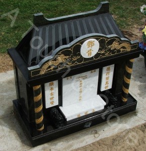 headstone taiwanese spirit house