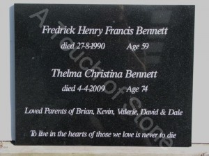 Plaque Black