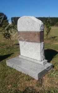 Headstone Bronze Memory