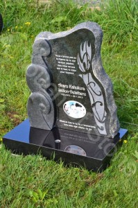 Headstone Triple Koru