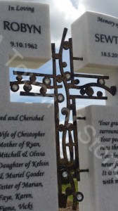 Headstoen Bronze Cross