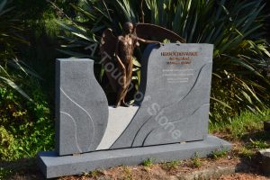 Bronze Guard Headstone