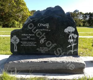 Distant Ranges Headstone