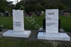 Double Design Headstone