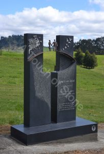 Hand in Hand Headstone