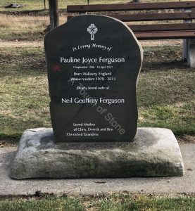 Natural Greywacke Headstone