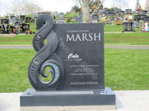 Paua Eternity Headstone