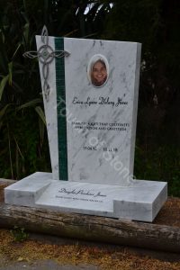 Shimmer headstone