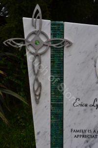 Shimmer headstone