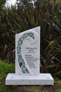 Tamoko Wave Headstone